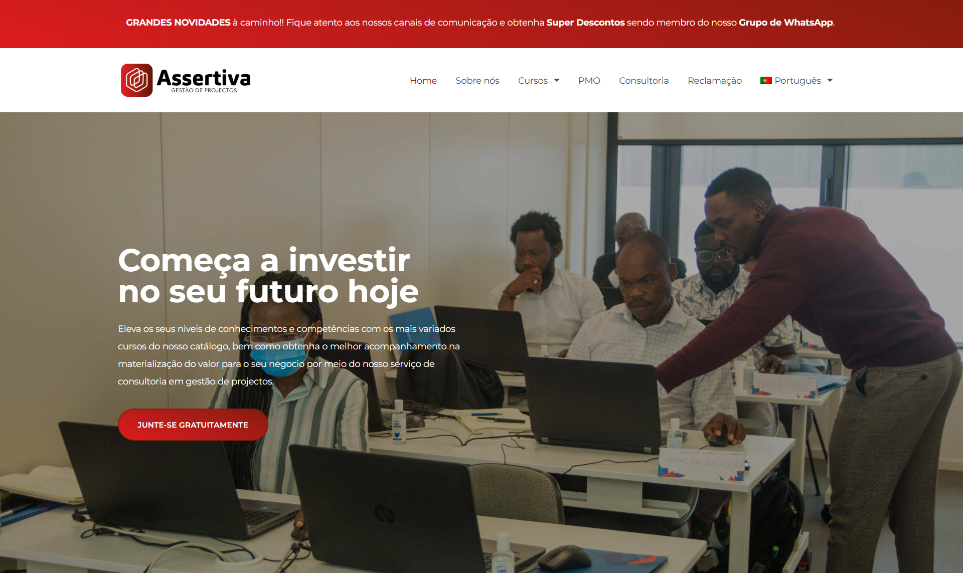 Site Institucional da Assertiva