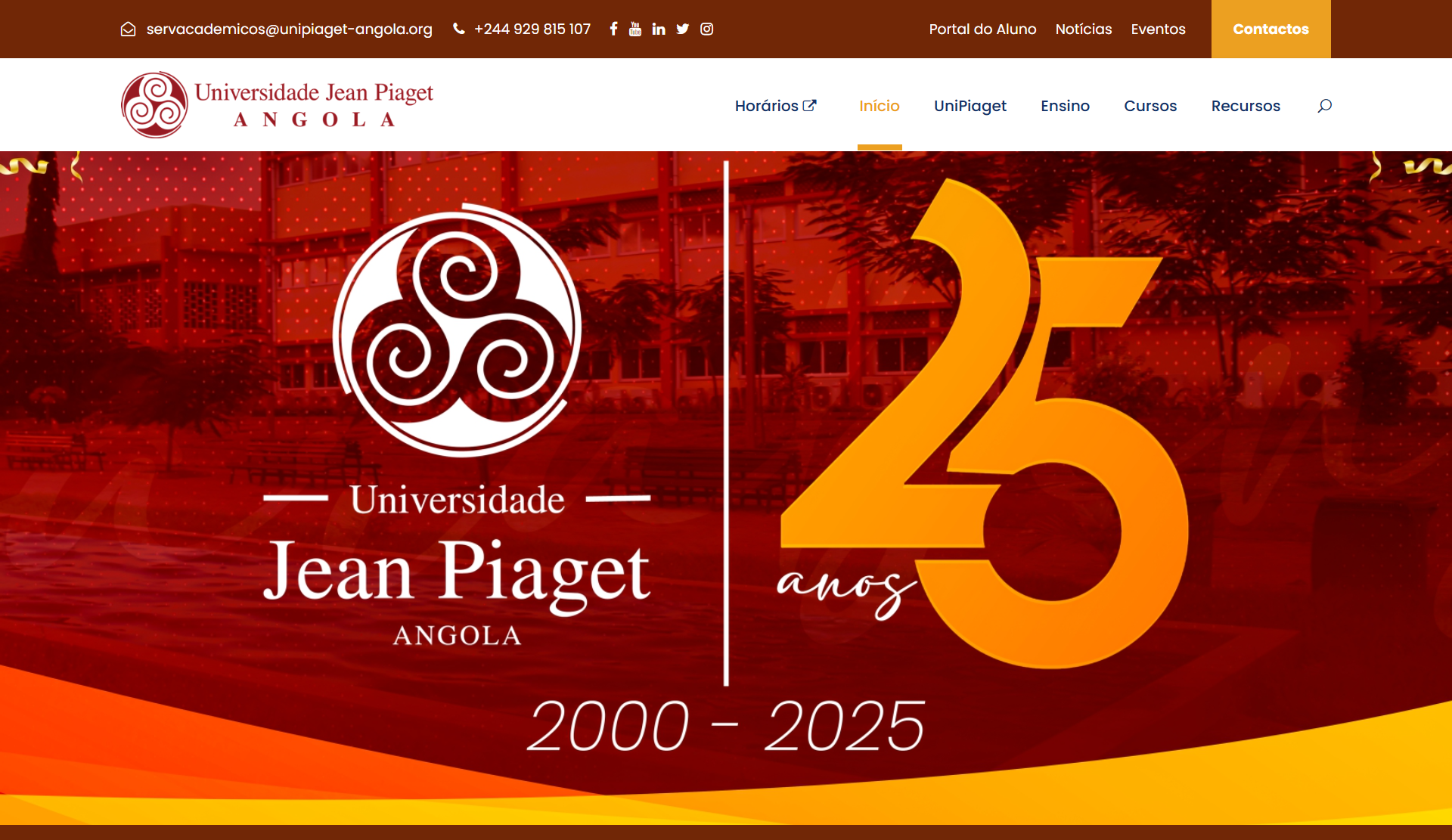 Site Institucional da UNIPIAGET